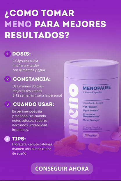 💜 MENO : Acompañándote en esta etapa, paso a paso